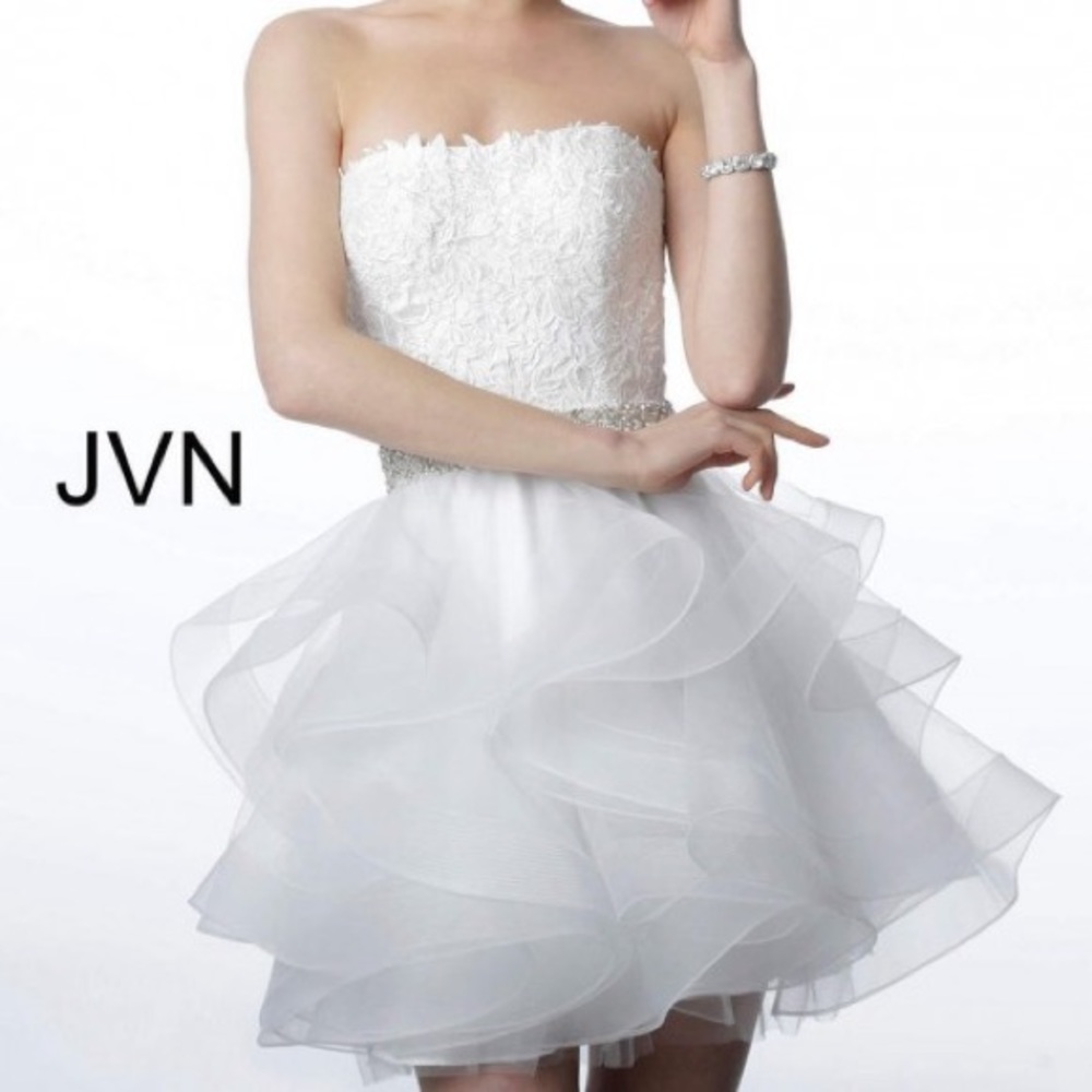 Jovani size 4 but altered to be around size 0.